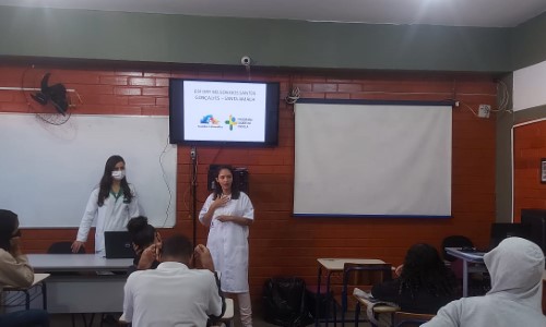 Iniciativa da Secretaria de Saúde de Vassouras fomenta debates sobre cuidados com o corpo com alunos da rede pública